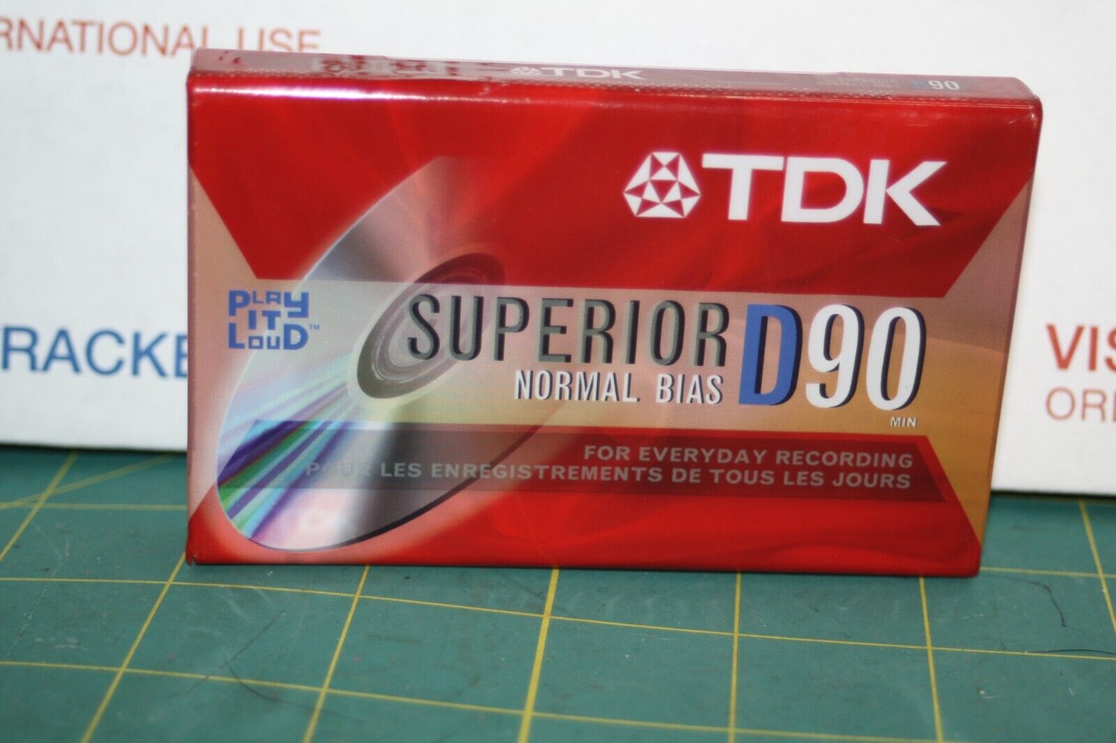 Tdk 90 Minute Superior D90 Blank Sealed Audio Cassette Tape
