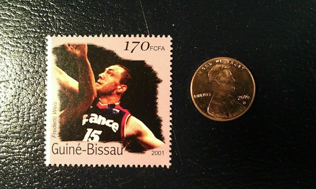 Frederic Weis Guine-bissau 2001 170 Fcfa Olympics Stamp Purple