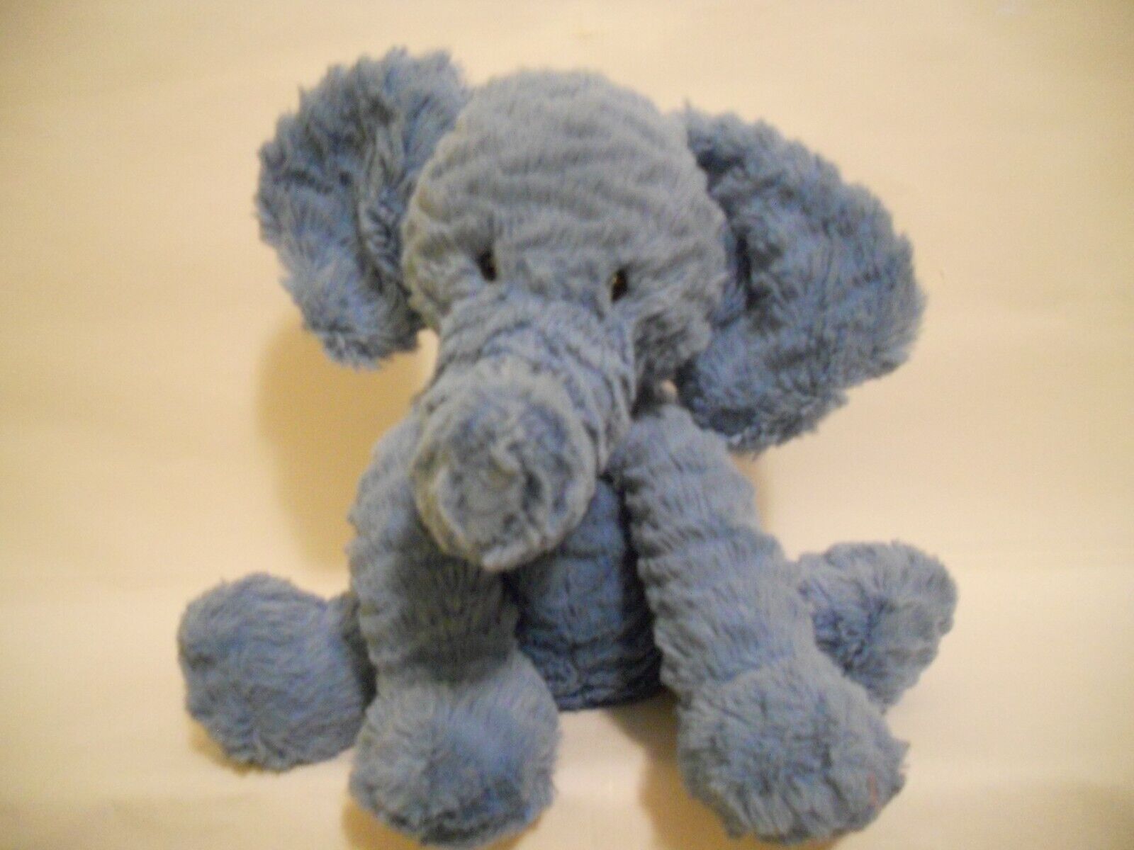 Jellycat London Blue Elephant Sits 8 Inches Tall Stuffed Toy (no Hang Tags)