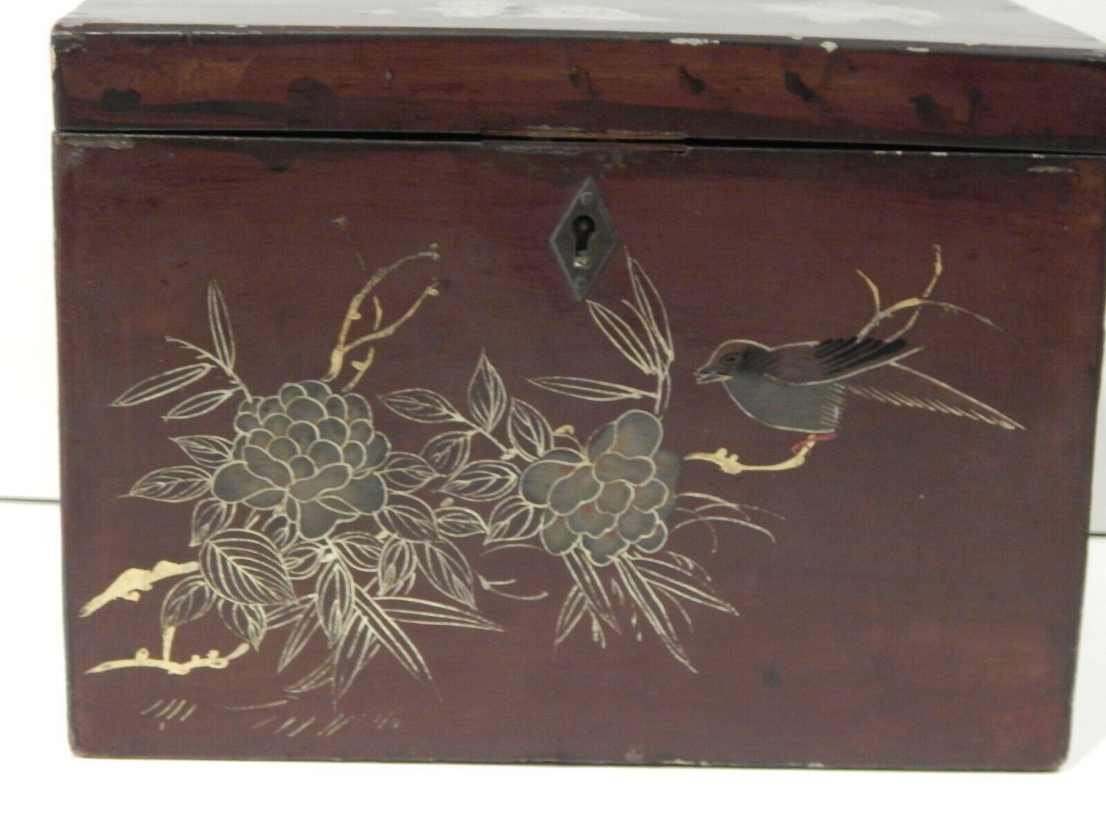 Antique Oriental Wood Box