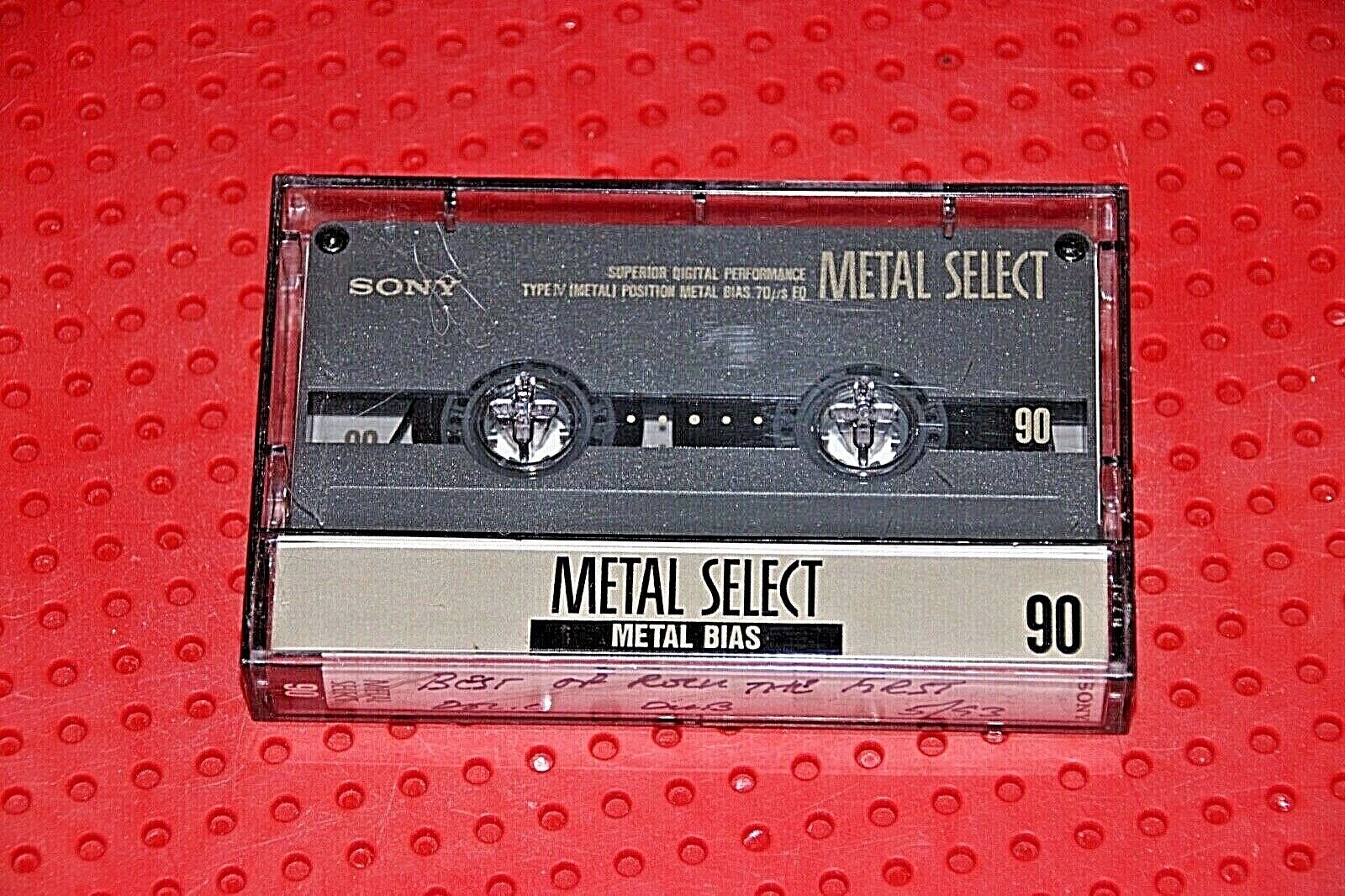 Sony  Metal  Select  90   Type Iv   Blank Cassette Tape (1) (used)
