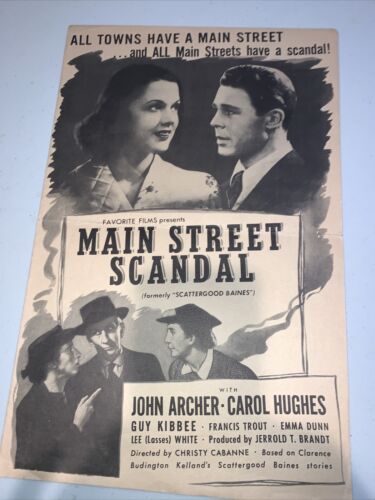 Main Street Scandal Movie Press Kit