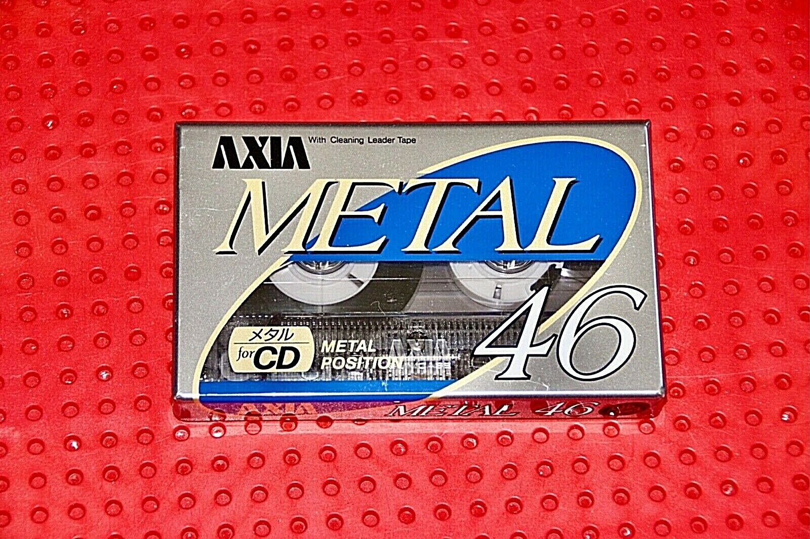 Axia   Metal  46      Type Iv      Blank Cassette Tape  (1)    (sealed)