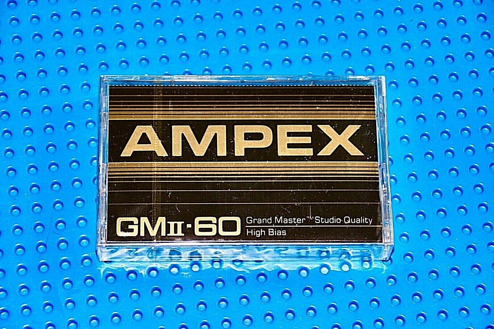 Ampex  Gm Grandmaster Ii     60    Type Ii   Blank  Cassette Tape (1) (sealed)